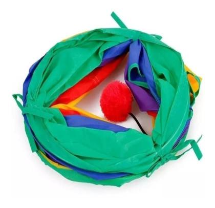 Imagem de Brinquedo Para Pets Túnel Labirinto Para Gatos Colorido Top