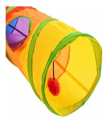 Imagem de Brinquedo Para Pets Túnel Labirinto Para Gatos Colorido Top