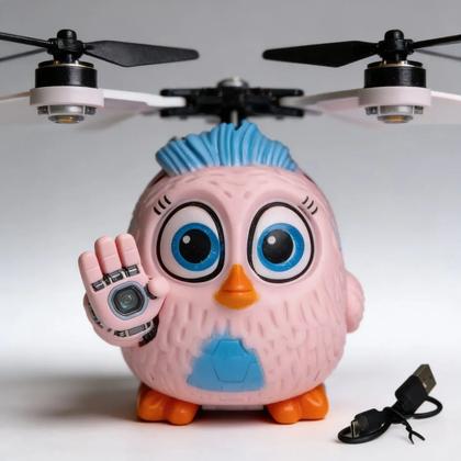 Imagem de Brinquedo Passarinho Que Voa De Verdade Com Sensor De Mão Cor:Rosa