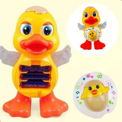 Imagem de Brinquedo Pato Patinho Dançante Musical Dança, Anda, Mexe, com Luz E Som