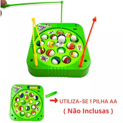 Imagem de Brinquedo Pega Peixe Pesca Jogo - Grande Diversão a Pilha