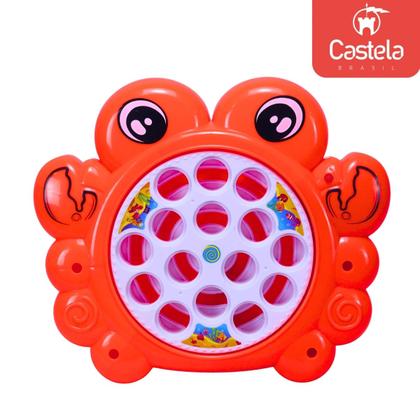 Imagem de Brinquedo Pega Peixe Pesca Maluca Infantil Vermelho -Castela