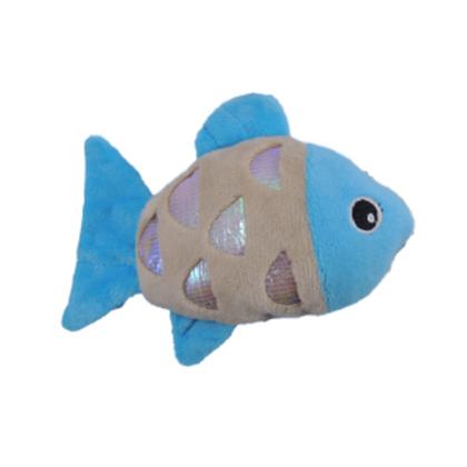 Imagem de Brinquedo Pelúcia Crinkle Peixe P/ Gatos Cores Sortidas-Napi