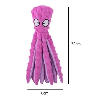 Imagem de Brinquedo Pelúcia Para Cachorros Pet Polvo Com Som Grande