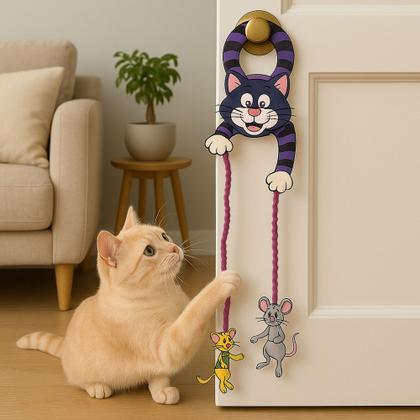 Imagem de Brinquedo Pendurado Mouse Bouncer com Catnip Fat Cat