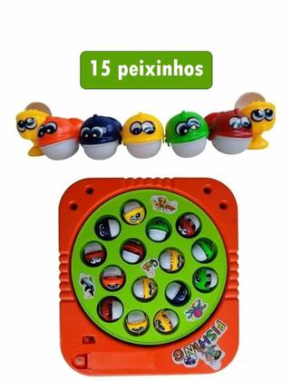 Imagem de Brinquedo Pesca Peixe Jogo Pega Peixe Pescaria Infantil