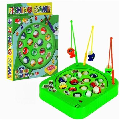 Imagem de Brinquedo Pesca Peixe Jogo Pega Peixe Vareta Infantil