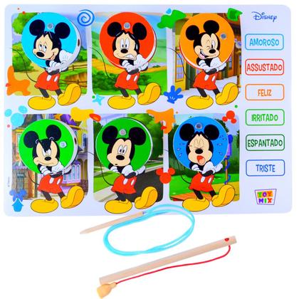 Imagem de Brinquedo Pescaria De Emoções Mickey Mouse Disney Encaixe