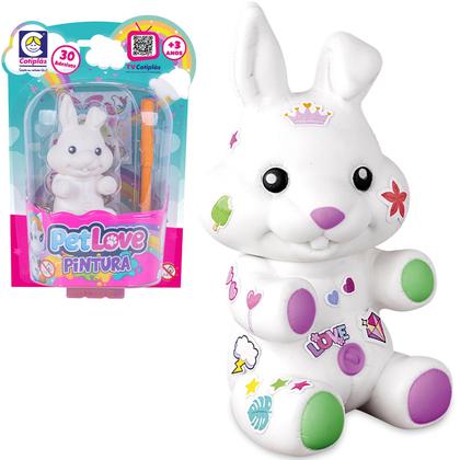 Brinquedo Pet Love Pintura Bonecos De Colorir Conjunto Adesivos E Canetas Coloridas - Cotiplás - Cotiplas Imagem de Brinquedo Pet Love Pintura Bonecos De Colorir Conjunto Adesivos E Canetas Coloridas - Cotiplás
