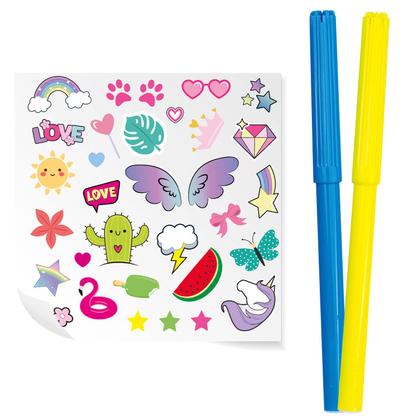 Brinquedo Pet Love Pintura Bonecos De Colorir Conjunto Adesivos E Canetas Coloridas - Cotiplás - Cotiplas Imagem de Brinquedo Pet Love Pintura Bonecos De Colorir Conjunto Adesivos E Canetas Coloridas - Cotiplás