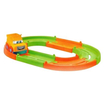 Imagem de Brinquedo pista happy cars pista encaixe colorido jxp brink