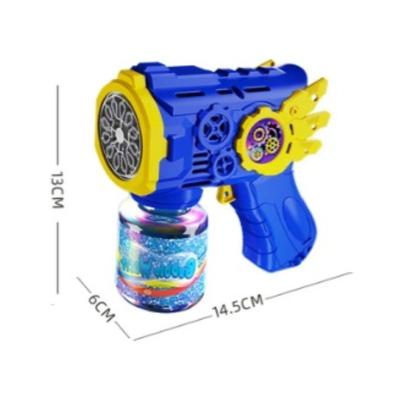 Imagem de Brinquedo Pistola Lança Bolhas de Sabão Automática com Luzes Infantil Azul Alado
