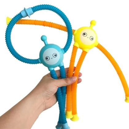 Imagem de Brinquedo Pop it Tubos com ventosa e luz