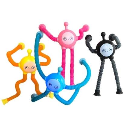 Imagem de Brinquedo Pop it Tubos com ventosa e luz