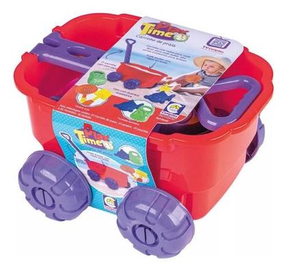 Imagem de Brinquedo Praia Areia Infantil Criança Kit Carrinho 2530