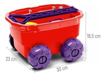 Imagem de Brinquedo Praia Areia Infantil Criança Kit Carrinho 2530