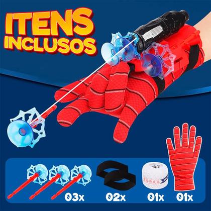 Imagem de Brinquedo Presente Homem Aranha Spider Man Lançador De Teias Spider Man