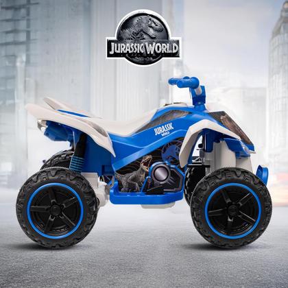 Imagem de Brinquedo Quadriciclo Elétrico Voyager Jurassic 12V para Crianças a partir de 3 Anos Rosa