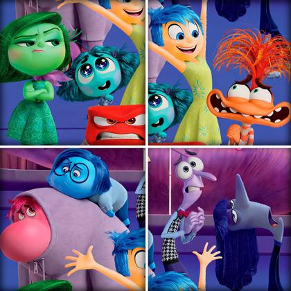 Imagem de Brinquedo Quebra-Cabeça Puzzle Divertidamente 2 100 Peças Infantil Original - Toyster