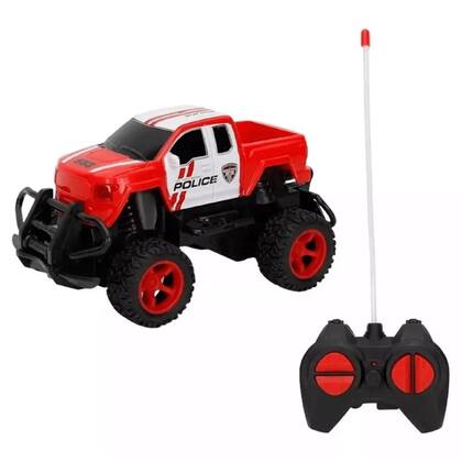 Imagem de Brinquedo Racing Control Tracker Vermelho Carrinho De Controle Remoto 1:16 - Multikids
