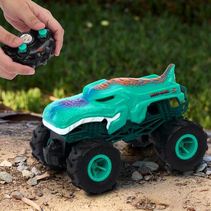 Imagem de Brinquedo RC Hot Wheels Monster Trucks Mega-Wrex em escala 1:24