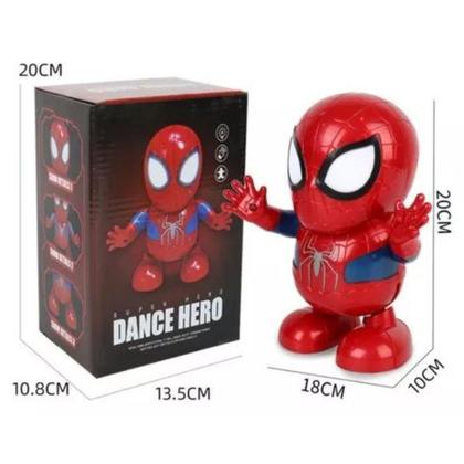 Imagem de Brinquedo Robo Abajur, Dança,Emite Som+ Mascara Homem Aranha