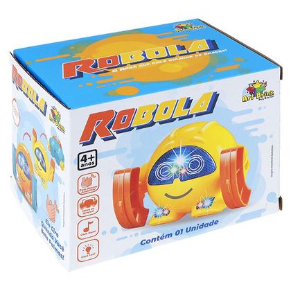 Imagem de Brinquedo Robo Ball Bola Rola Com Braços Gira 360 Graus Com Som