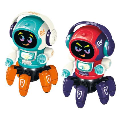 Imagem de Brinquedo Robô Dj Dançarino Com Luz Colorida Som Dm Toys DMT6906 