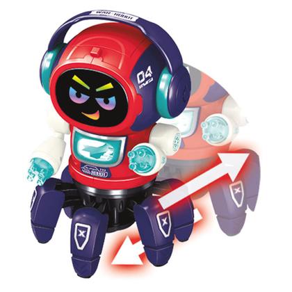 Imagem de Brinquedo Robô Dj Dançarino Com Luz Colorida Som Dm Toys DMT6906 