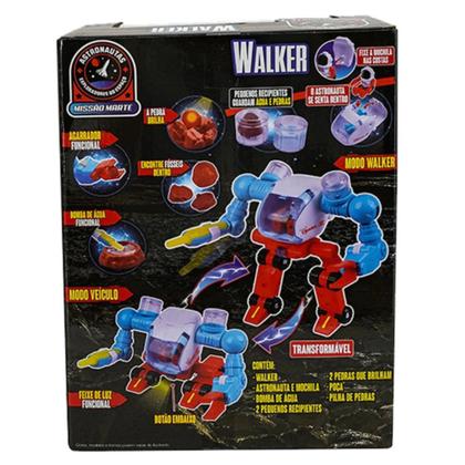 Imagem de Brinquedo Robô espacial Astronauta Missão Marte Walker C/ Luz F0081-3 - Fun