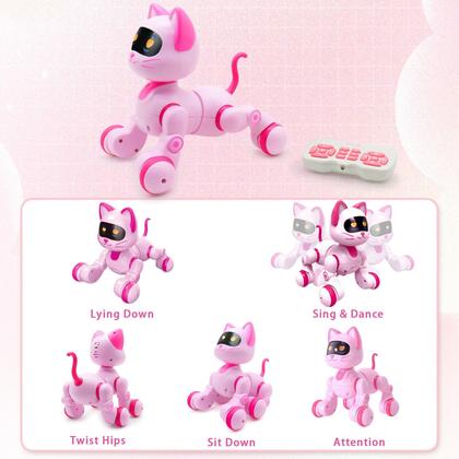 Imagem de Brinquedo robô para cães com controle remoto Robot Cat Ysityum para crianças a partir de 3 anos