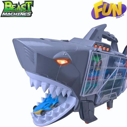 Imagem de Brinquedo Robô Tubarão Maleta Beast Machines - F01115  Fun