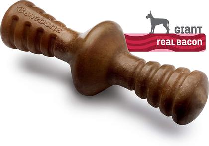 Imagem de Brinquedo Roer Benebone Zaggler Bacon Para Cães Extra Grande