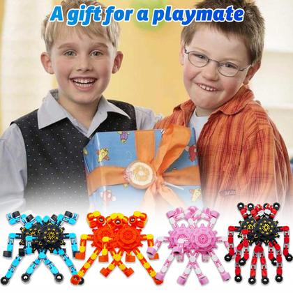 Brinquedo sensorial engraçado transformável Fidget Spinners YIZER, 9 unidades Imagem de Brinquedo sensorial engraçado transformável Fidget Spinners YIZER, 9 unidades