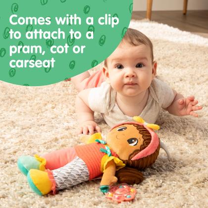 Imagem de Brinquedo sensorial macio Doll Lamaze My Friend Jasmine de 0 a 2 anos
