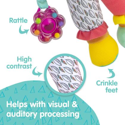 Imagem de Brinquedo sensorial macio Doll Lamaze My Friend Jasmine de 0 a 2 anos