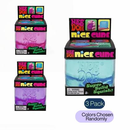 NEEDOH Nice Cube （ナイスキューブ）3個セット Brinquedo Sensorial Schylling Needoh Nice Cube - Pacote com 3