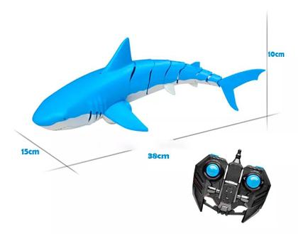 Imagem de Brinquedo Shark Control Tubarão Aquatico grande C/ Controle Original Zoop