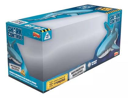 Imagem de Brinquedo Shark Control Tubarão Aquatico grande C/ Controle Original Zoop
