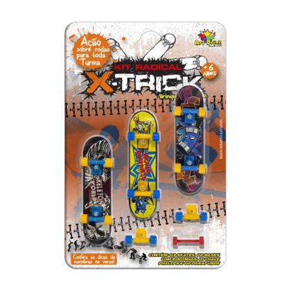 Imagem de Brinquedo Skate De Dedo Miniatura Kit Com 3 - Art Brink