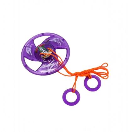 Brinquedo Spinner de corda Giro Maluco gira com luz led - Marca Imagem de Brinquedo Spinner de corda Giro Maluco gira com luz led