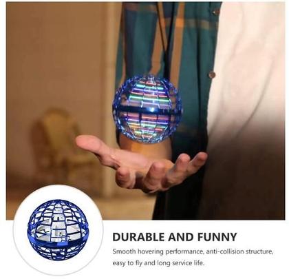 Imagem de Brinquedo Spinner Voador Led Flynova Pro Bola Esfera Mini Drone