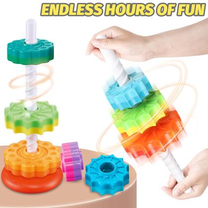 Imagem de Brinquedo Spinning Stacking GKBSJ Baby Spinner Ring Stacker 1-3 anos