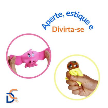 Imagem de Brinquedo Squishy Fidget Anti Estresse Colorido Elefante Bubble De Apertar