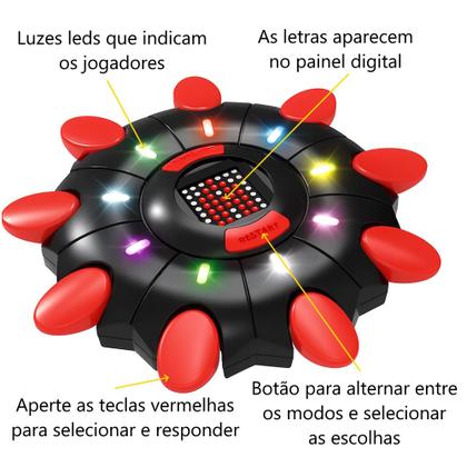 Imagem de Brinquedo Stop com Tela Eletrônico Cartas e 3 Modos de Jogo até 9 Jogadores Clássico