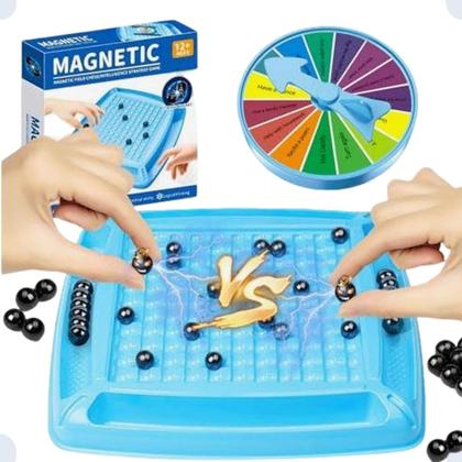 Imagem de Brinquedo Tabuleiro Magnetico Xadrez Estrategia Presente Criança - Jogo Magnetico Estrategia