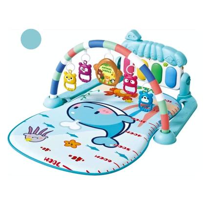 Imagem de Brinquedo Tapete de Atividades Infantil Bebe Musical Piano Interativo Educativo Portátil Dia das Crianças Aniversário Kids Menino Menina