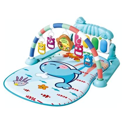 Imagem de Brinquedo Tapete de Atividades Infantil Bebe Musical Piano Interativo Educativo Portátil Dia das Crianças Aniversário Kids Menino Menina