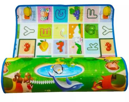 Imagem de Brinquedo tapete educativo com dulpa face várias imagens