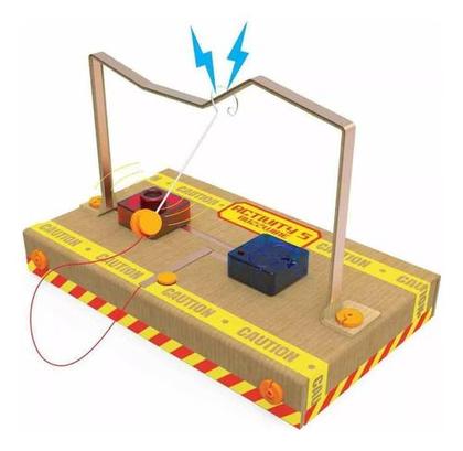 Imagem de brinquedo techcraft circuito de papel ciência educativo 4m